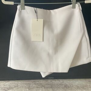 Zara Elegant White Skort